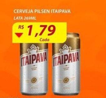 Assaí Atacadista Cerveja pilsen Itaipava lata 269ml oferta
