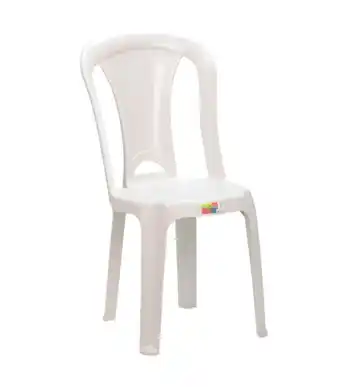 Freitas Varejo Cadeira bistrô de plástico off white útil bazar 9 oferta