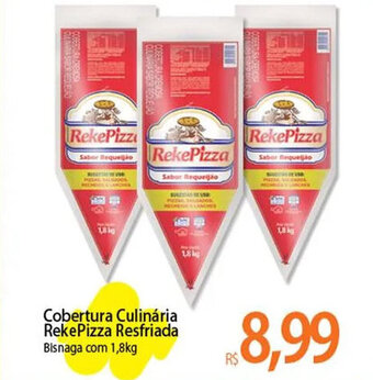Atacadão Cobertura Culinária Reke Pizza Resf. 1.8kg oferta