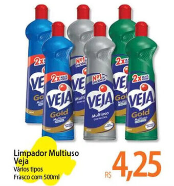Atacadão Limpador Multiuso Veja 500ml oferta