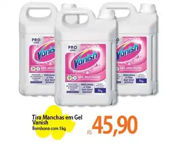 Atacadão Tira Manchas em Gel Vanish 5kg oferta