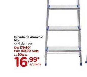 Escada de alumínio mor