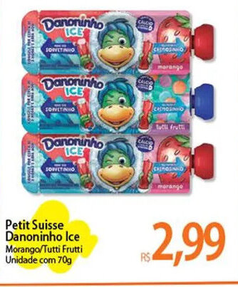 Atacadão Petit Suisse Danoninho Ice 70g oferta