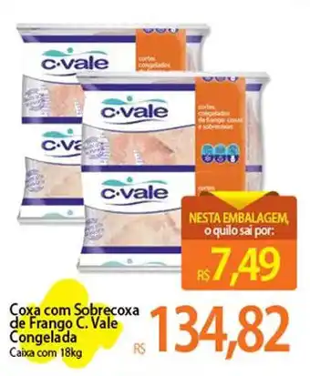 Atacadão Coxa com Sobrecoxa de Frango C.Vale Cong. 18kg oferta