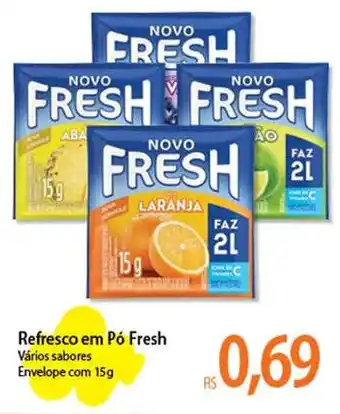 Atacadão Refresco em pó Fresh 15g oferta