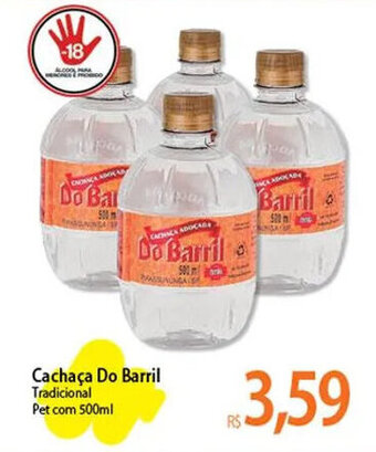 Atacadão Cachaça Do Barril 500ml oferta