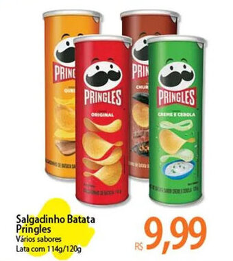Atacadão Salgadinho Batata Pringles 114g/120g oferta