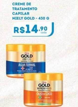 Comper Creme de tratamento capilar niely gold oferta