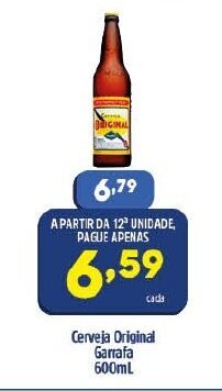 Arena Atacado Cerveja Original Garrafa 600ml oferta
