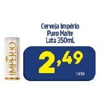 Cerveja Imperio Puro Malte lata 350ml