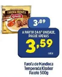 Arena Atacado Farofa de Mandioca Temperada Kisabor 500g oferta