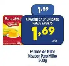 Arena Atacado Farinha de Milho Kisabor Puro Milho 500g oferta