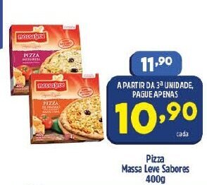 Arena Atacado Pizza Massa Leve Sabores 400g oferta