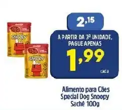 Arena Atacado Alimento para Caes Special Dog Snoopy Sache 100g oferta