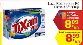 Tenda Atacado Lava roupas em pó tixan ypê 800g oferta