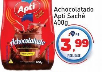 Achocolatado apti sachê 400g