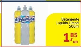Tenda Atacado Detergente líquido limpol 500ml oferta