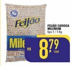 Mercantil Rodrigues Feijão carioca milenium kg oferta