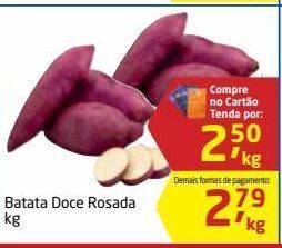Batata doce rosada kg