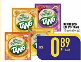 Refresco em pó tang 18g