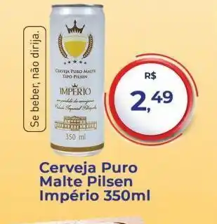 Tonin Superatacado Cerveja puro malte pilsen imperio 350 ml oferta