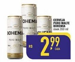 Mercantil Rodrigues Cerveja puro malte bohemia 350ml oferta
