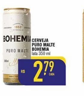 Mercantil Rodrigues Cerveja puro malte bohemia 350ml oferta