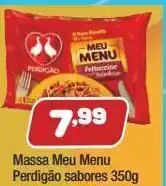 Costazul Supermercados Massa meu menu perdigão sabores 350g oferta