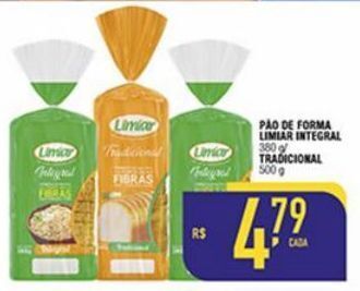 Mercantil Rodrigues Pão de forma limiar oferta