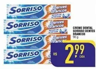 Creme dental sorriso dentes brancos 90g