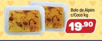 Costazul Supermercados Bolo de aipim c/coco kg oferta