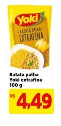 Mercado Extra Batata palha Yoki extrafina 100g oferta