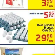 Tenda Atacado Ovos grandes brancos oferta