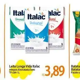 Leite longa vida italac