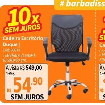 Deltasul Cadeira escritório oferta