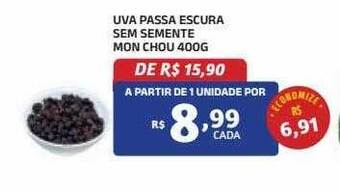 Bahamas Mix Uva passa escura sem semente mon chou oferta