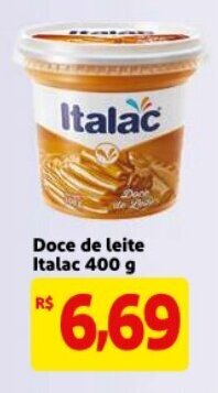 Mercado Extra Doce de leite Italac 400g oferta