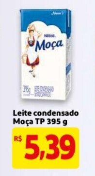 Mercado Extra Leite Condensado Moca TP 395g oferta