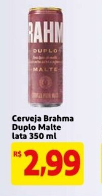 Mercado Extra Cerveja Brahma Duplo Malte Lata 350ml oferta