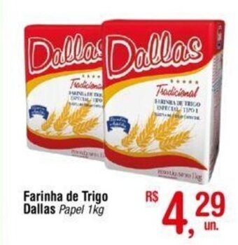 Fort Atacadista Farinha de trigo Dallas 1kg oferta
