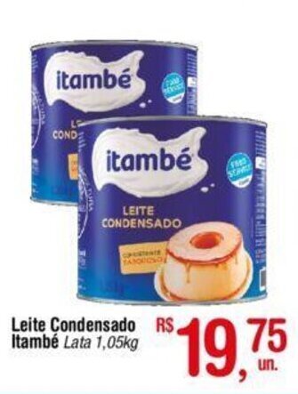 Fort Atacadista Leite Condensado Itambé 1.05kg oferta