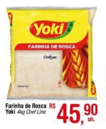 Fort Atacadista Farinha de Rosca Yoki 4kg oferta