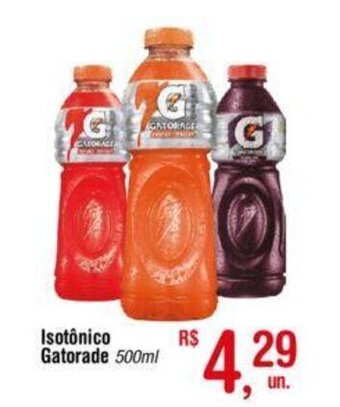 Fort Atacadista Isotônico Gatorade 500ml oferta