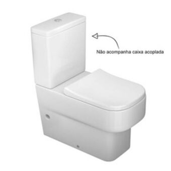 Leroy Merlin Vaso sanitário para caixa acoplada saída vertical unic branco deca oferta