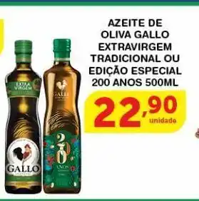 Roldão Azeite de oliva gallo extravirgem tradicional ou edição especial 200años 500ml oferta