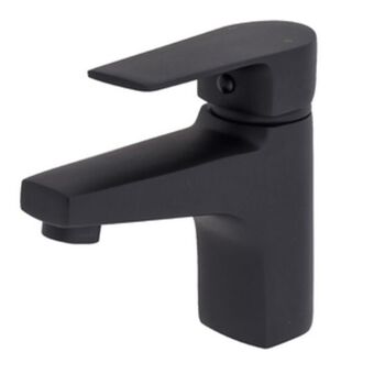 Leroy Merlin Torneira monocomando para pia de banheiro bica baixa preto fosco 6875 fani oferta