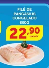 Filé de pangasius congelado 800g