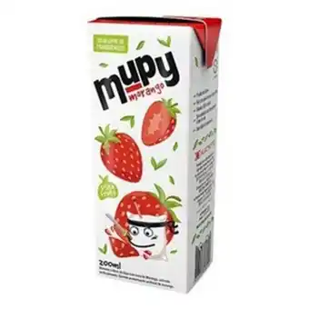 Bebida de soja mupy morango caixa 200ml