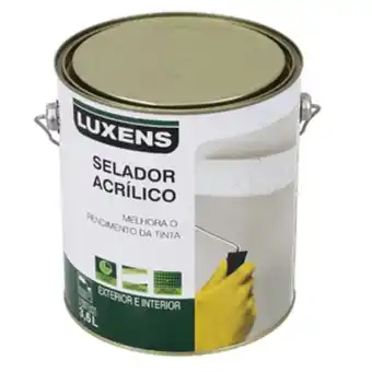 Leroy Merlin Selador acrílico luxens branco 3,6l oferta