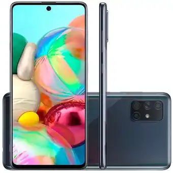 Gazin Smartphone samsung galaxy a71 6.7 octa core 128gb 6gb câmera quádrupla oferta